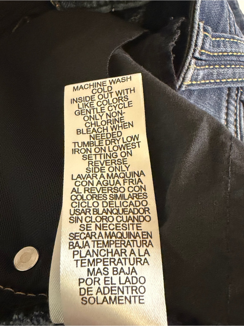 Democracy Ab Technology Freedom Ankle Skimmer Jeans Blue Size 12 NEW - Picture 11 of 11